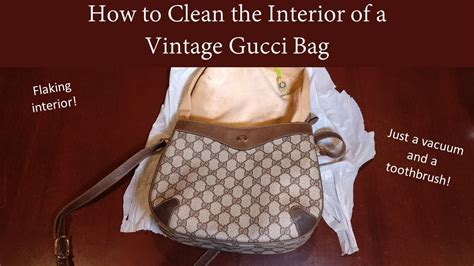 cleaning a leather gucci handbag|how often to clean gucci handbags.